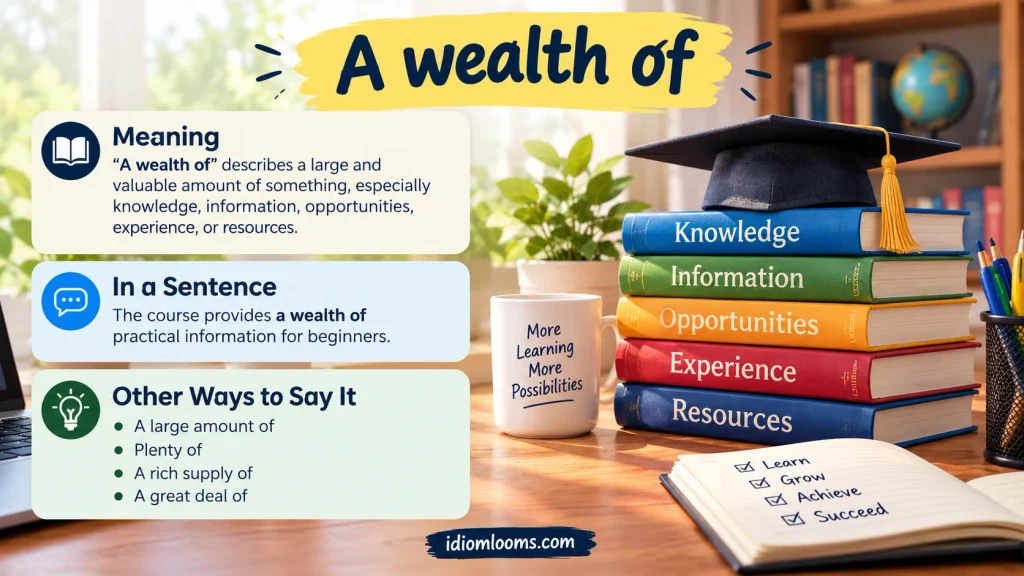 A wealth of