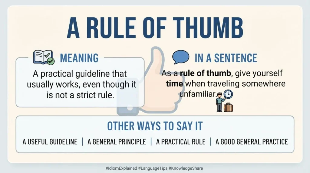 A Rule of Thumb