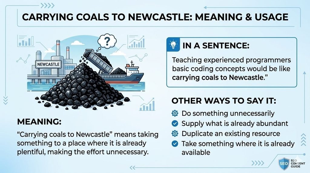 Carrying Coals to Newcastle