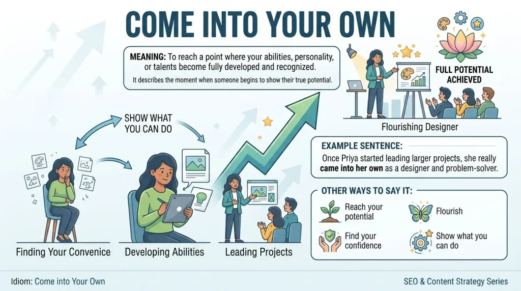 Come into Your Own