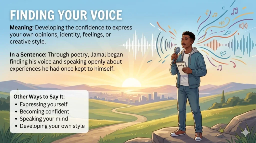 Finding your voice