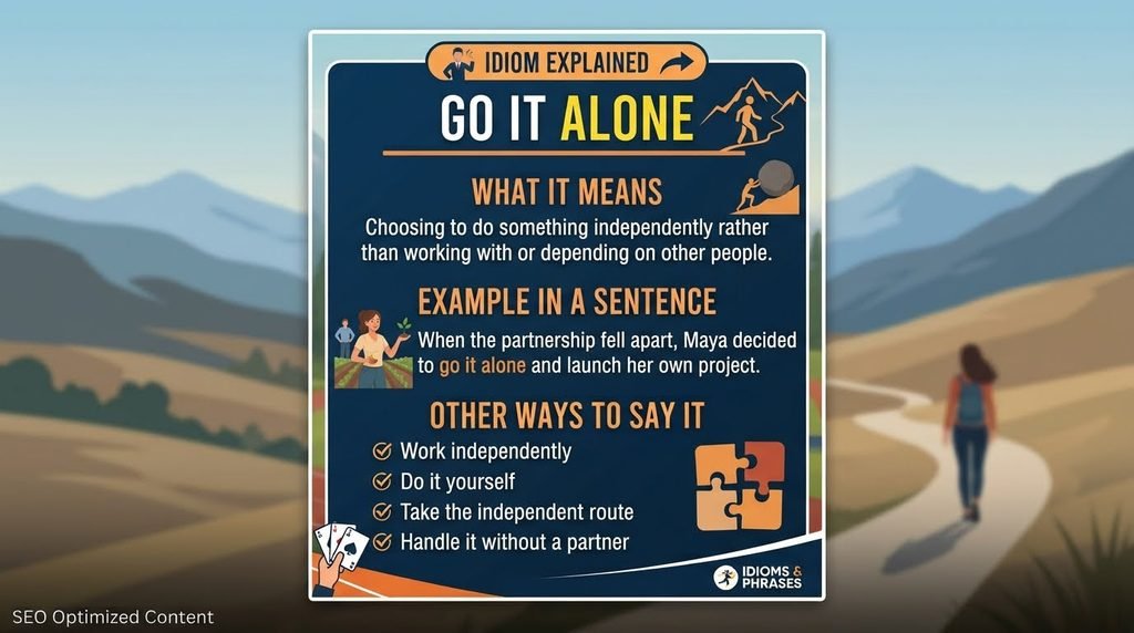 Go It Alone