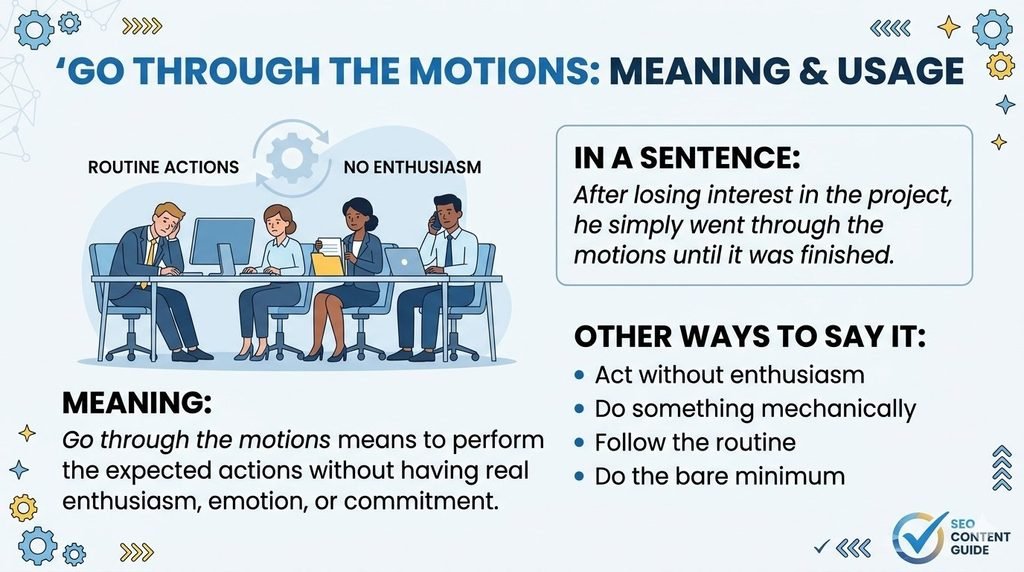 Go Through the Motions