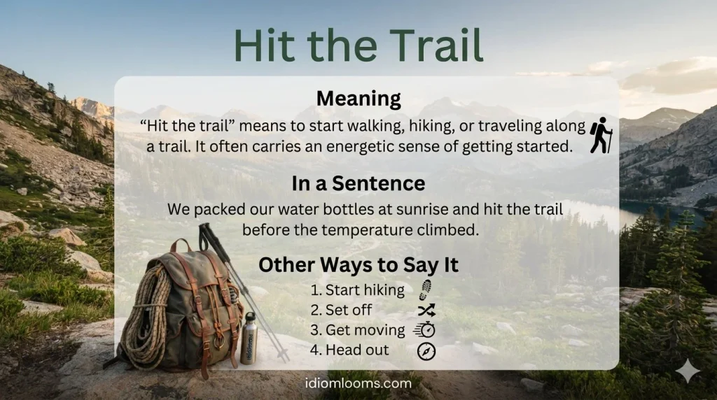 Hit the Trail