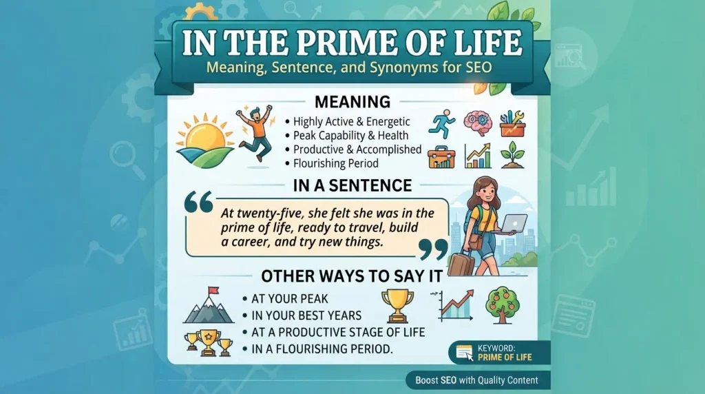 In the prime of life