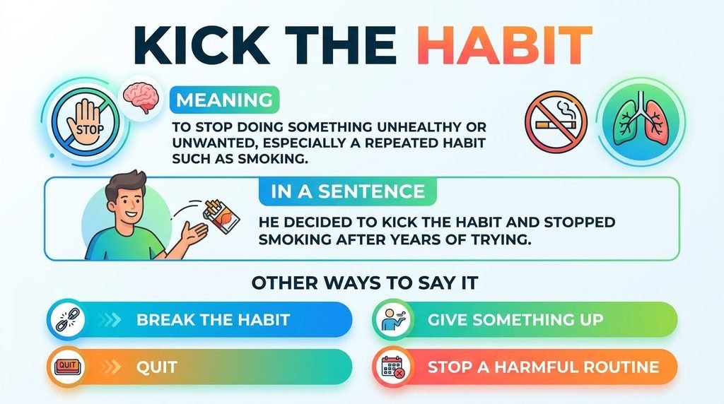 Kick the habit