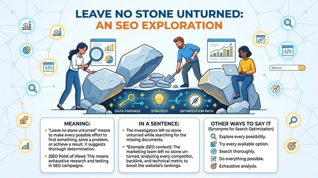 Leave No Stone Unturned