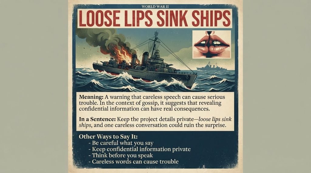Loose Lips Sink Ships