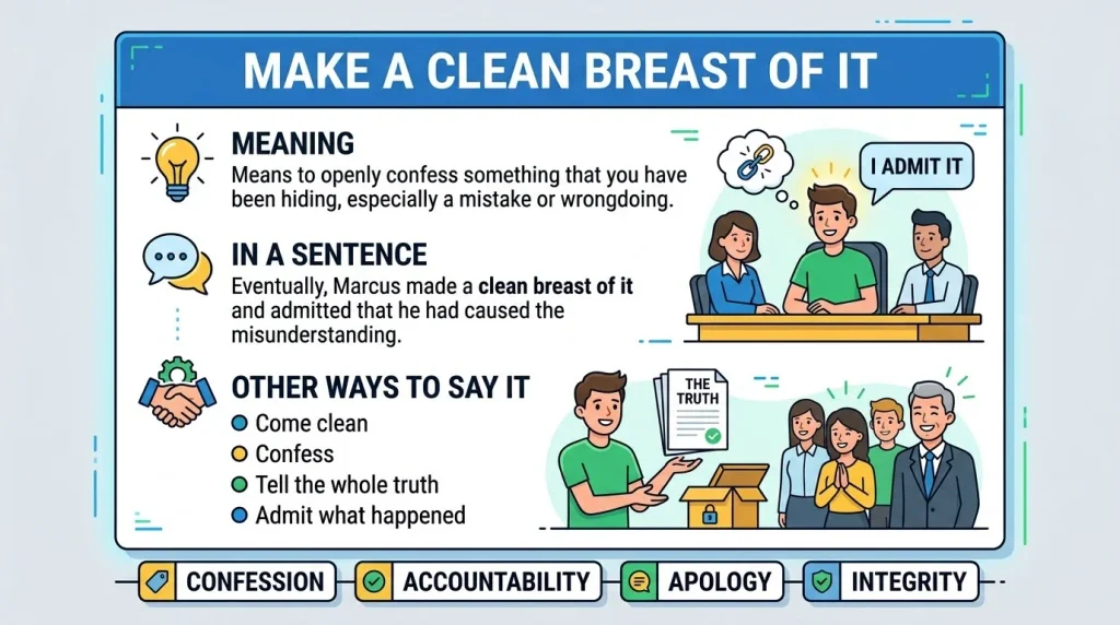 Make a Clean Breast of It