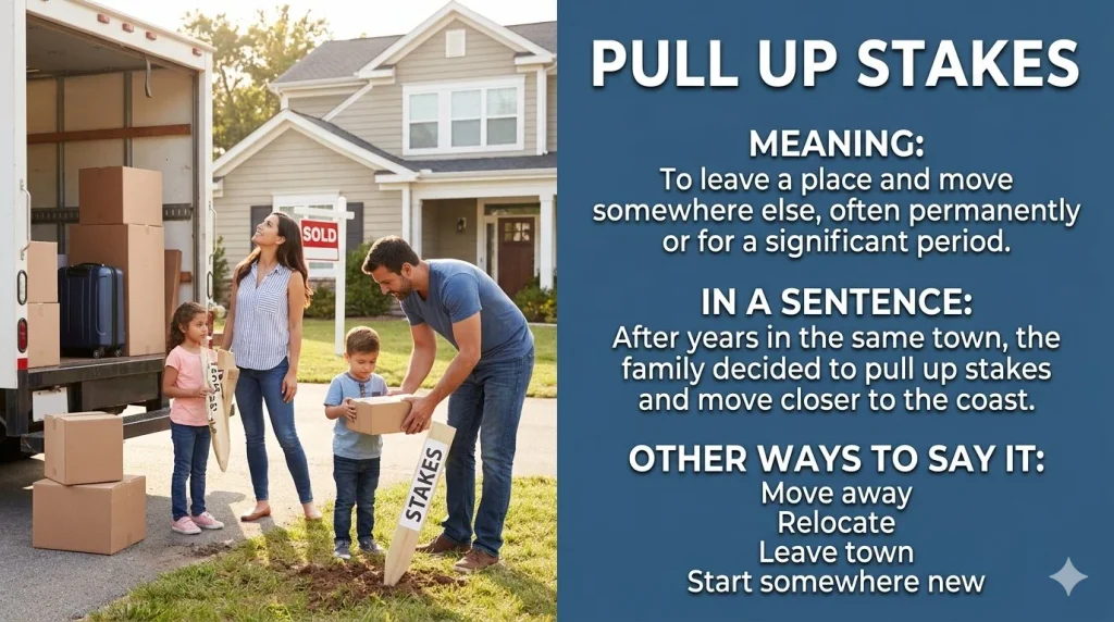 Pull Up Stakes