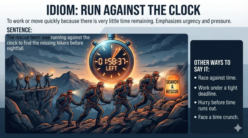 Run Against the Clock