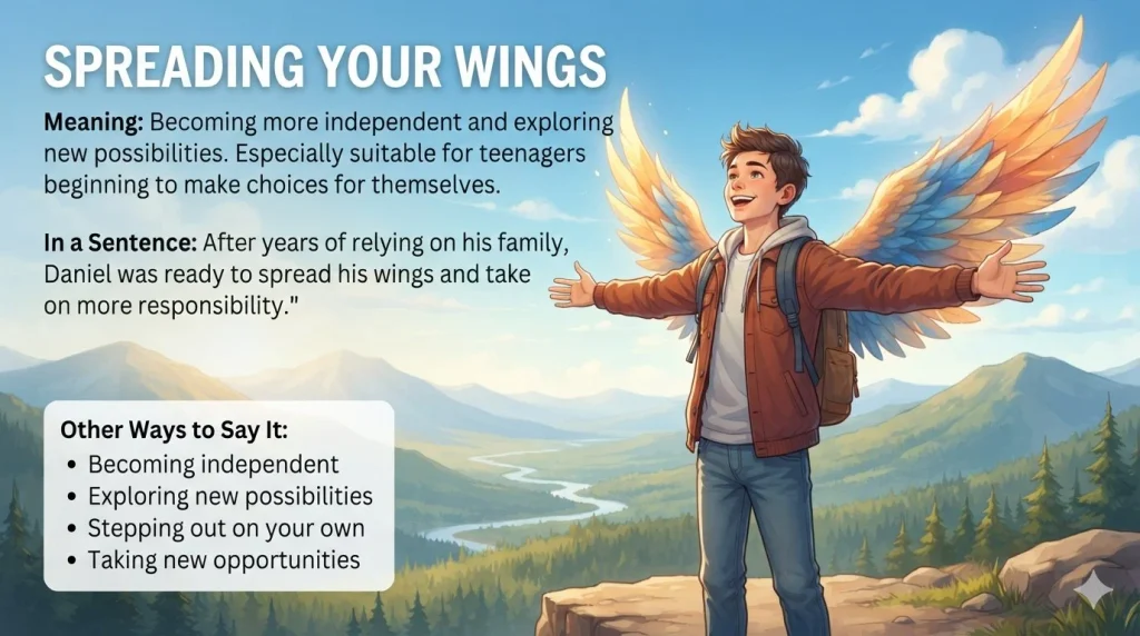 Spreading your wings