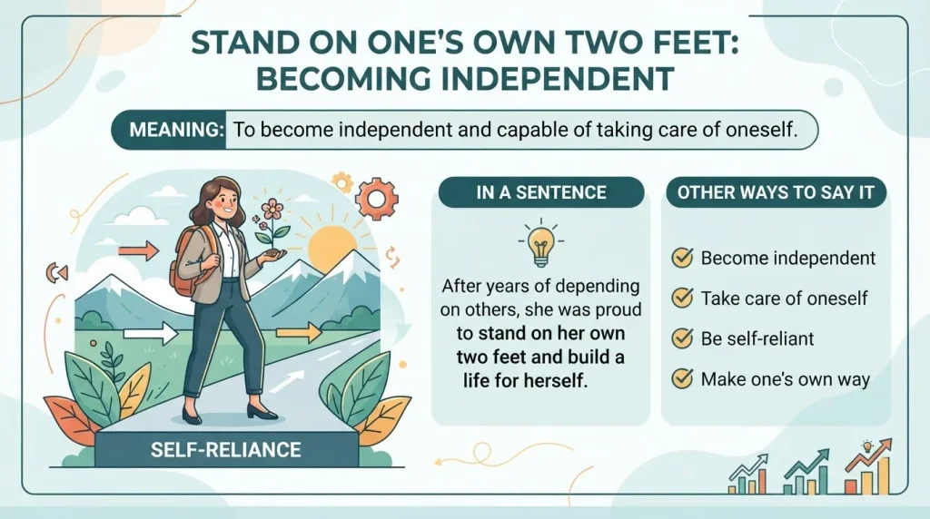 Stand on One's Own Two Feet