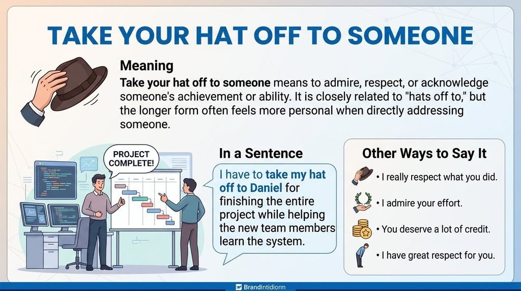 Take Your Hat Off to Someone