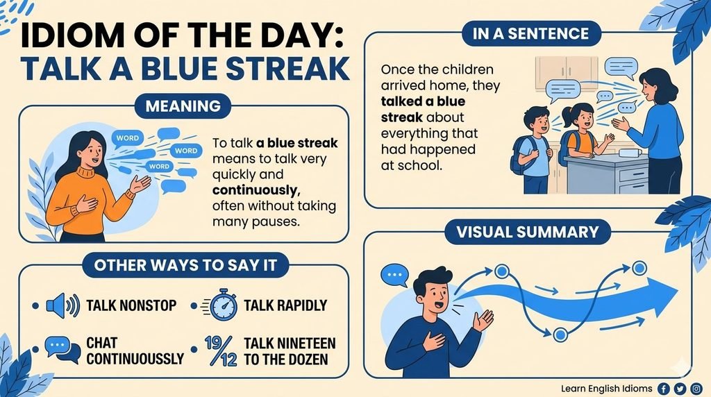 Talk a Blue Streak