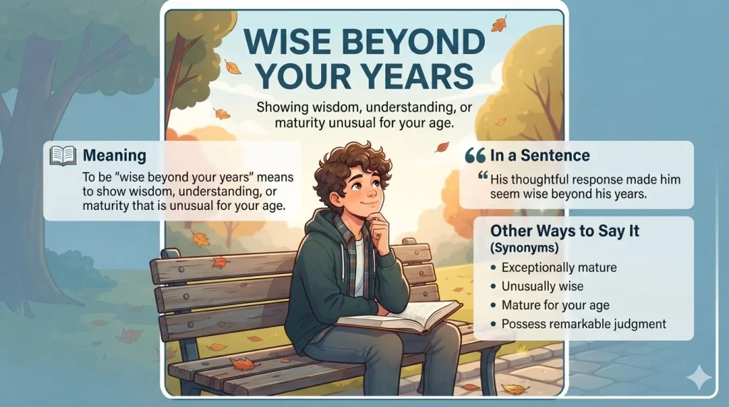Wise Beyond Your Years