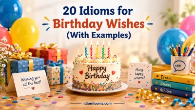 Idioms for Birthday Wishes