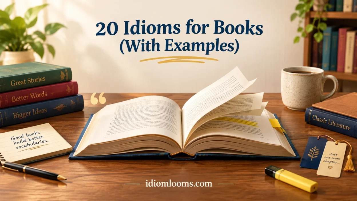 Idioms for Books