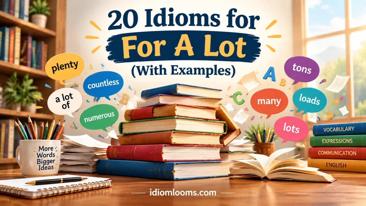 Idioms for For A Lot