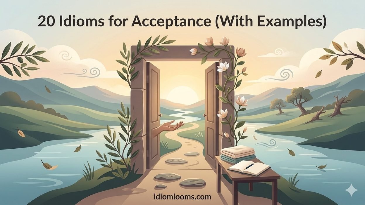 Idioms for Acceptance