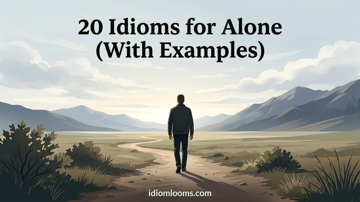 Idioms for Alone