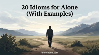 Idioms for Alone