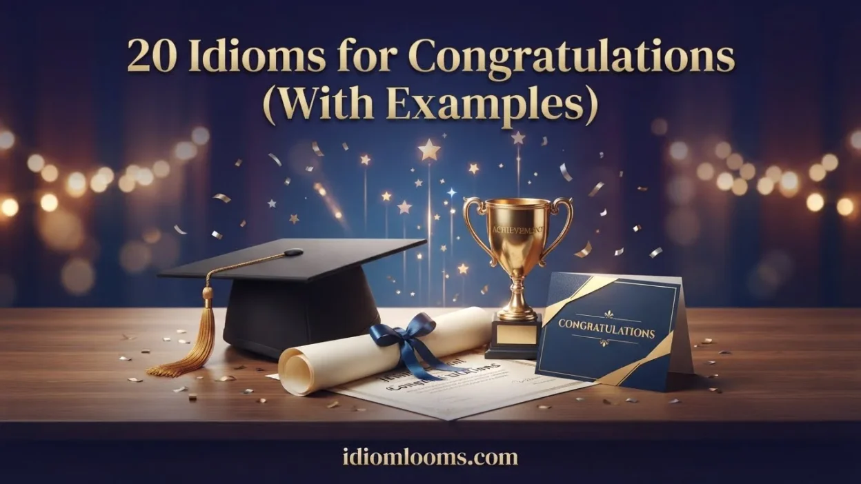 Idioms for Congratulations