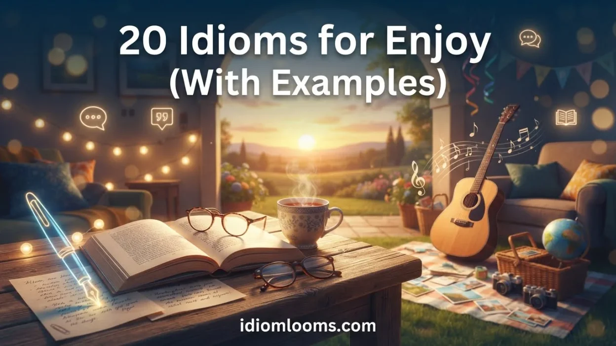 Idioms for Enjoy