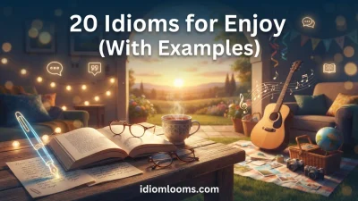 Idioms for Enjoy