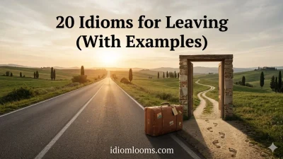 Idioms for Leaving