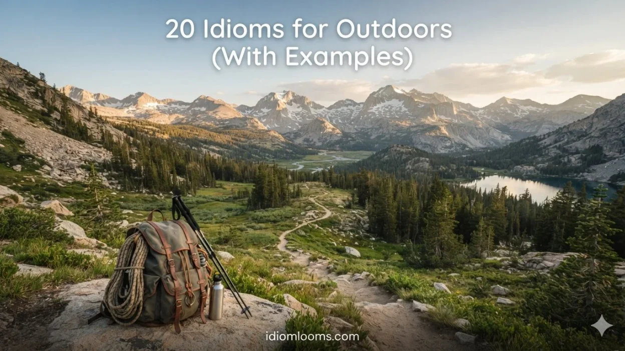 Idioms for Outdoors