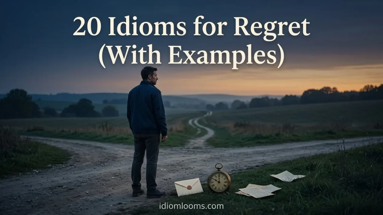 Idioms for Regret