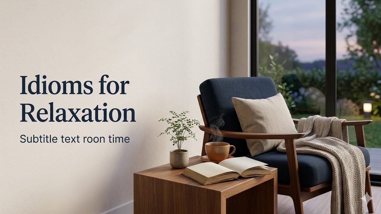 Idioms for Relax