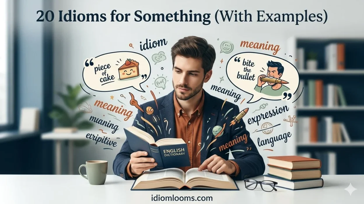 Idioms for Something
