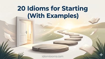 Idioms for Starting