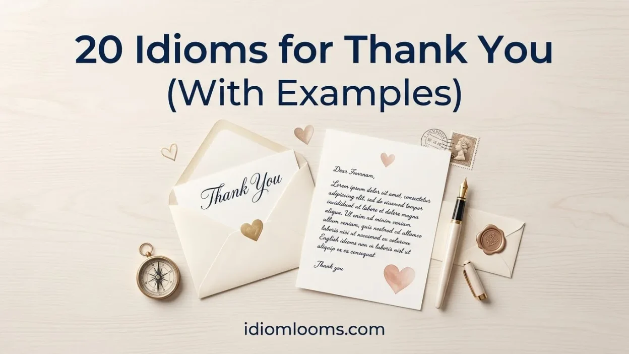 Idioms for Thank You