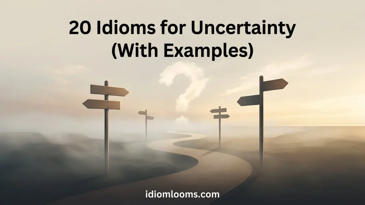 Idioms for Uncertainty