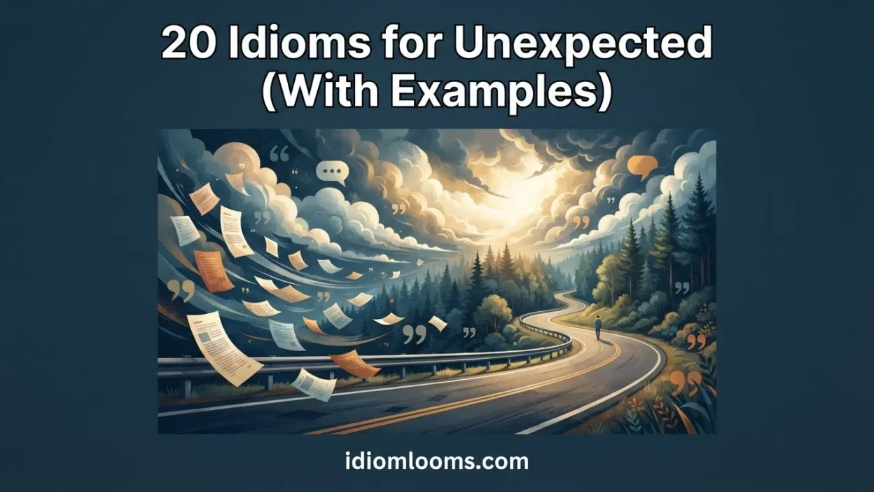 Idioms for Unexpected
