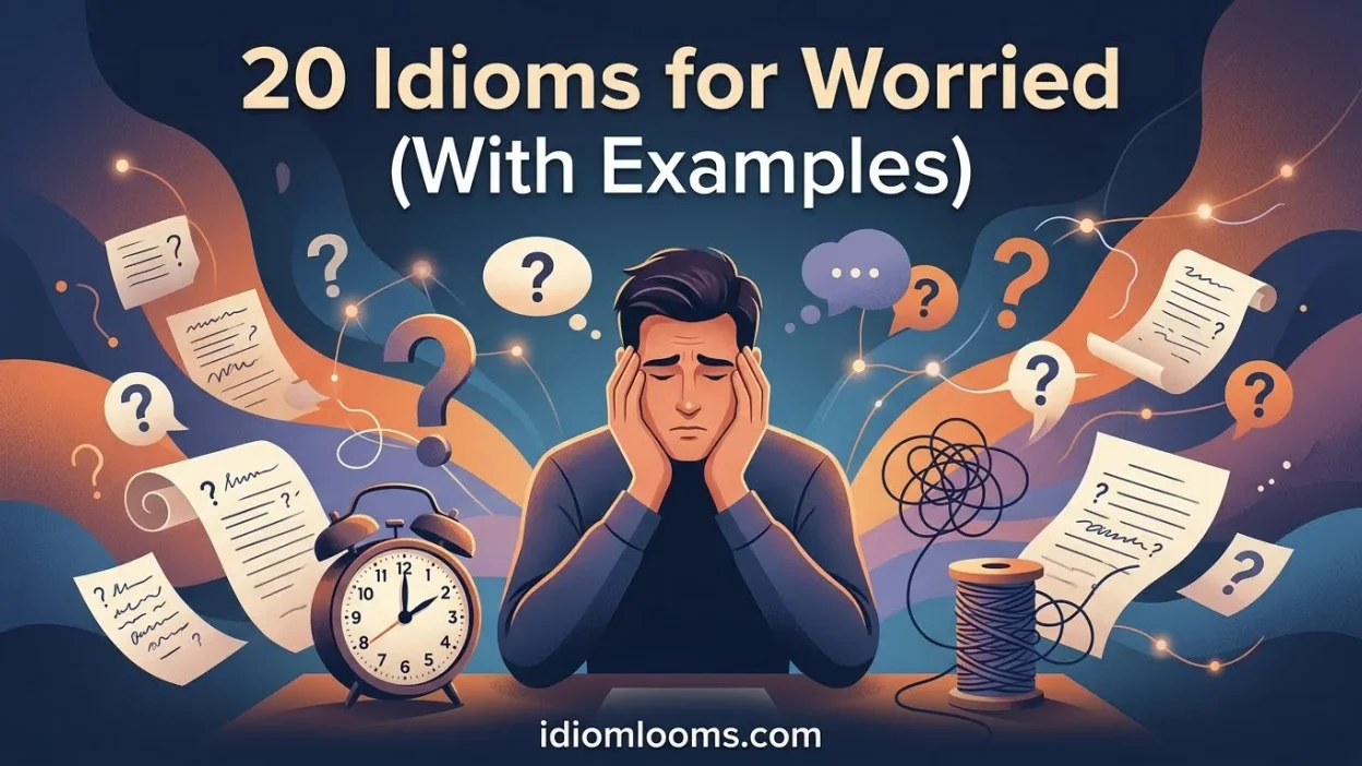 Idioms for Worried