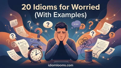 Idioms for Worried